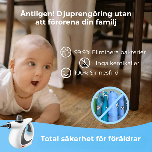 PureSteam™ PRO – Handhållen Ångrengörare