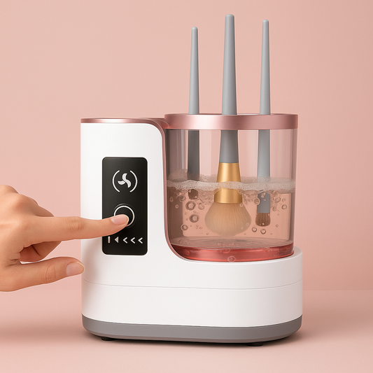 CleanBrush™ – Automatisk Sminkborstrengörare med Torkfunktion