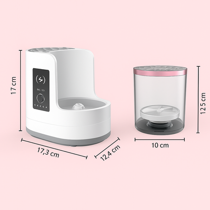 CleanBrush™ – Automatisk Sminkborstrengörare med Torkfunktion