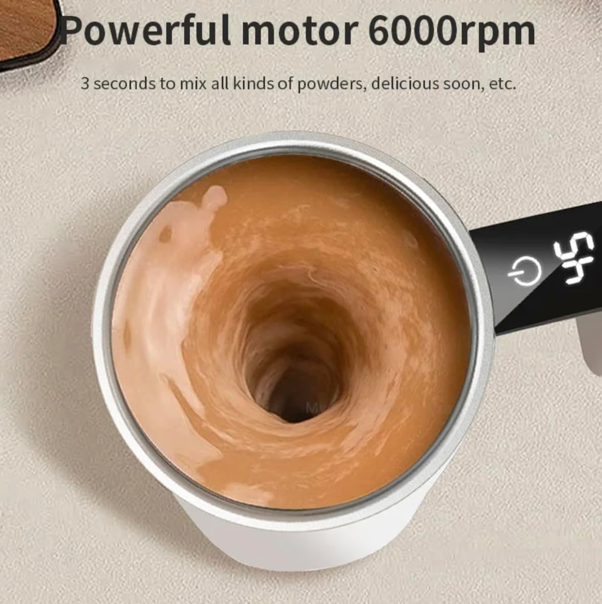 Ledora™ SmartMug – Automatisk omrörning med temperaturdisplay