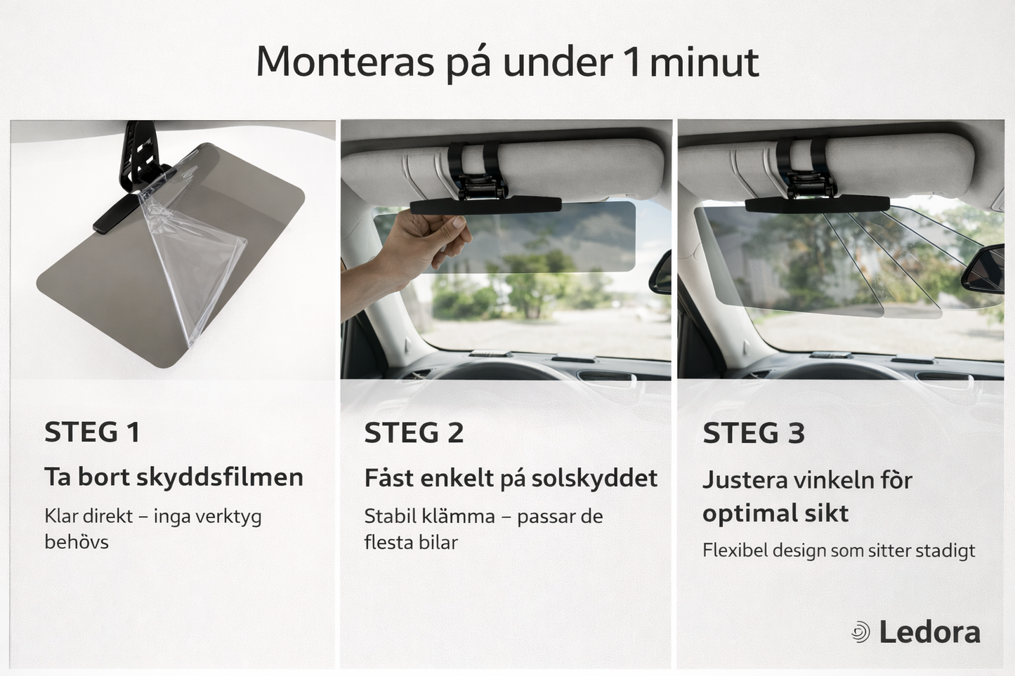 Anti-Bländningsskydd för Bil – Säker & Tydlig Sikt