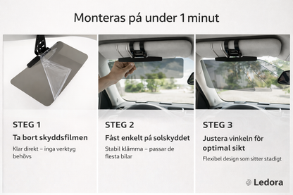 Anti-Bländningsskydd för Bil – Säker & Tydlig Sikt