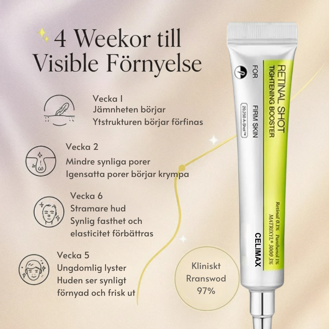 Ledora Retinal Shot™ | Celimax Ge huden en ny lyster