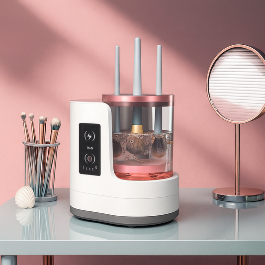 CleanBrush™ – Automatisk Sminkborstrengörare med Torkfunktion