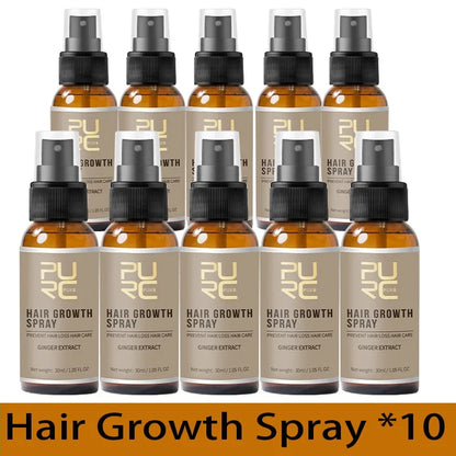 Ledora™ Ginger Hair Growth Spray – Mot håravfall & för tjockare hår (3–5–10-pack)