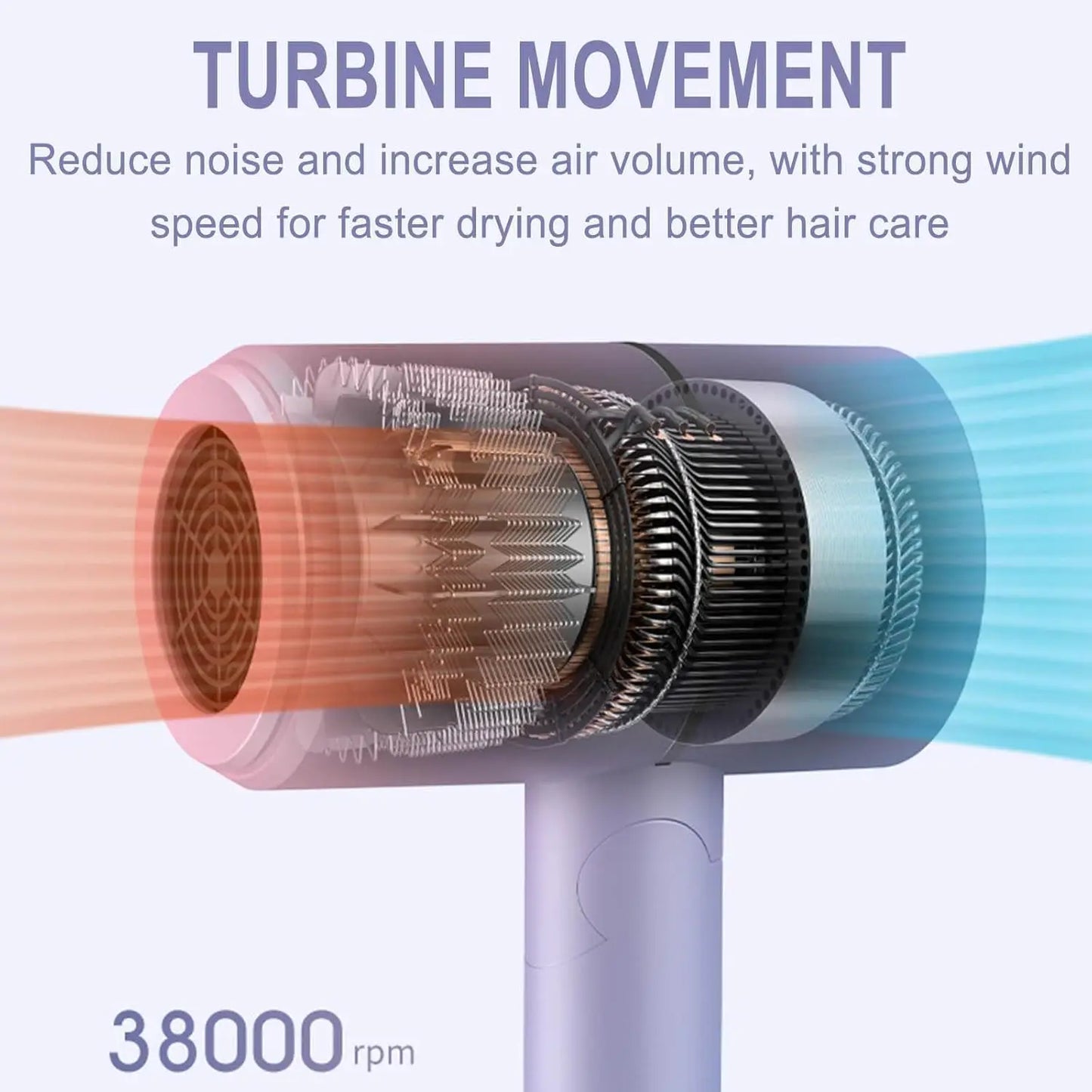 Ledora™ FlexDry™ – Vikbar jon-hårfön med diffuser