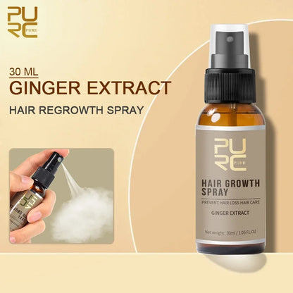 Ledora™ Ginger Hair Growth Spray – Mot håravfall & för tjockare hår (3–5–10-pack)